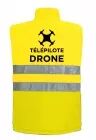 Veste de sécurité jaune pour télépilote