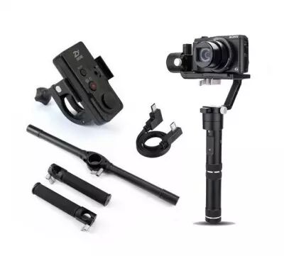Zhiyun Crane-M avec handle bar, t�l�commande et c�ble Sony - Pack starter