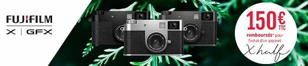 Offre de remboursement Fujifilm Xhalf Janvier-F�vrier 2026