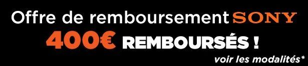 Offre de remboursement Sony
