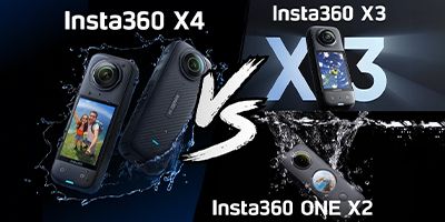 Insta360 X4 vs. Insta360 X3 vs. Insta360 ONE X2