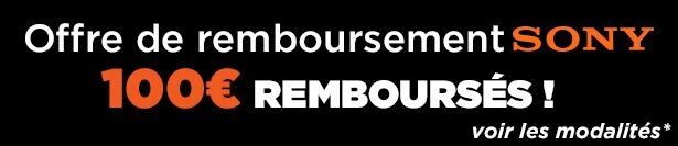 Offre de remboursement Sony