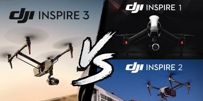 Comparatif DJI Inspire 3 vs. Inspire 2 vs. Inspire 1